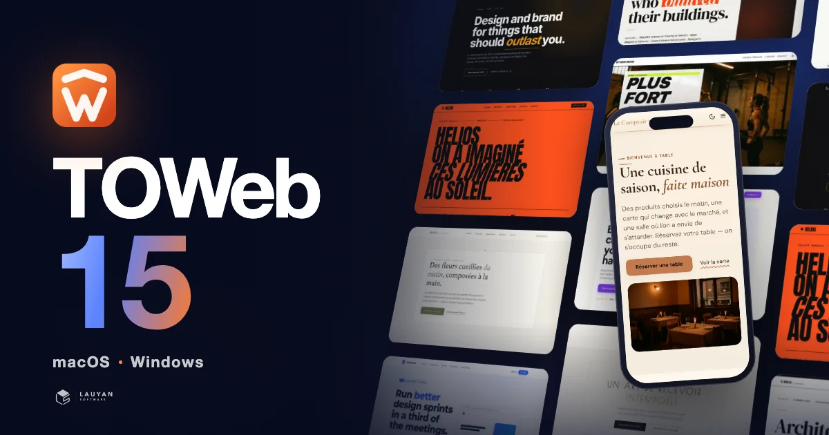 TOWeb 15 est là, en accès anticipé
